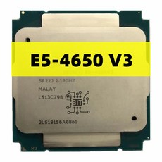 E5-4650V3 제온 QS 버전 E5 4650V3 2.1GHZ 12 코어 30MB 4650 V3 FCLGA2011-3 105W E5-4650, 한개옵션0