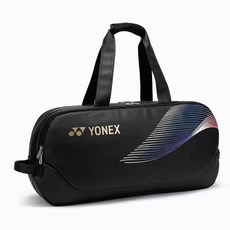 YONEX 정품 요넥스 테니스 가방 배드민턴백팩 대용량 스포츠백 멀티 라켓백, 블랙토트백