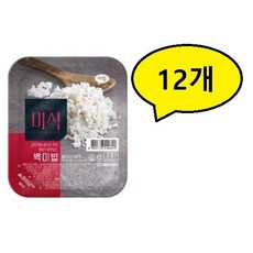 The미식 백미밥, 210g, 12개