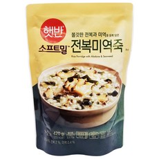 비비고 전복미역죽 420g, 10개