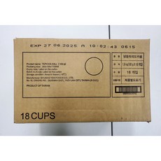 흥국 타피오카펄 100g, 18개, 1개입
