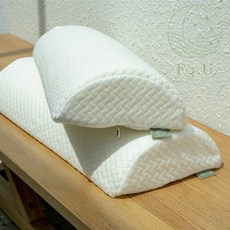자모니 지지베개 세트 본품+커버 구성 (Zamony JiJi Pillow) /허리/다리/받침용 다용도 베개, 02_자모니지지베개세트(텐셀화이트커버)