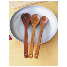 한정식 주방 조리용 볶음 조림 요리도구 나무수저추천 추천 원목도구 업소용 가정용 볶음스푼 우드숟가락, 1개, 중