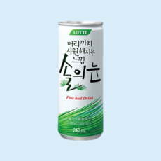 롯데칠성음료 머리까지 시원해지는 느낌 솔의눈, 240ml, 20개