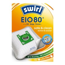 Swirl EIO 80 EcoPor 독일 스월 EIO Koenic 진공청소기용 먼지봉투 10매