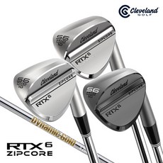 던롭코리아정품 클리브랜드 RTX6 ZIPCORE 스틸 웨지(DG S200) GC, BLACK SATIN 52, BLACK SATIN 52