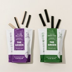 더그린 덴탈스틱 강아지껌 그린/믹스 300P, 믹스 덴탈껌 300P