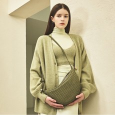 [가이거] 인트레치아토 하프문백 - 올리브 그린