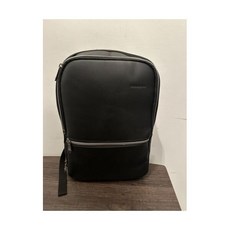 [관부가세포함] Samsonite 삼소나이트 클래식 가죽 슬림 백팩 블랙 노트북 기내용