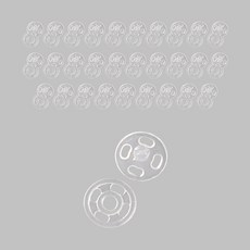 [모핸] 합단추(30set), 반투명, 30개 반투명, 30개
