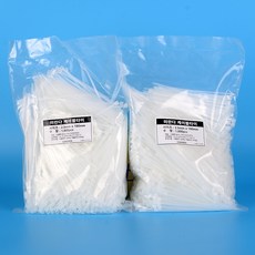 N미란다 튼튼 케이블타이 백색 100mm(1 000pcs) co-00192 (4B121), 2개