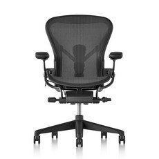 게이밍의자 코스트코의자 좌식의자 사무용 학생 Hermanmiller Aeron 인체, 2 세대 그래파이트 블랙 미디엄핫 스탠다드 모델, 나일론 피트