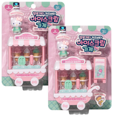 아텍스 유아용 헬로키티 키즈비타 아이스크림 가게, 15g, 12개, 복숭아맛
