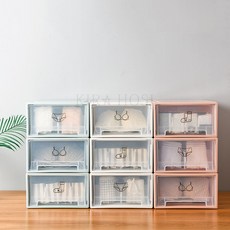kirahosi 깔끔한 속옷정리함 수납함 속옷 양말 115호+덧신증정 Vvi12lj, 블루 10칸라지