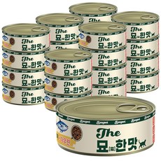 오션 고양이 캔 더 묘한맛, 80g, 24개, 참치 타우린