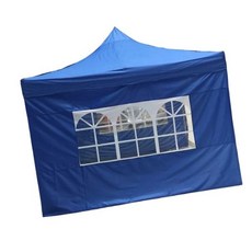 캐노피 사이드 패널 텐트 Sunproof Foldable Shade Shelter Top Awning with Clear Window 교체 야외 액세서리 화이트,