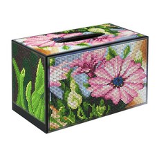 보석십자수휴지케이스