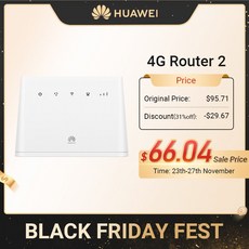 화웨이 4G 라우터 2 B311As 853 4G/3G CPE LTE 2.4GHz 150Mbps 와이파이 네트워크 라우터 무선 휴대용 라우터 Sim 카드 VPN 방화벽|3G/4G, 1개, CHINA, WHITE
