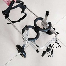 2륜 맞춤 반려 동물 휠제어 주문 제작 강아지 보행기, 맞춤형 휠체어 (별도문의), 1개