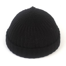 [유니버셜케미스트리] Cool Black Knit Watch Cap 와치캡 - 유니버셜케미스트리