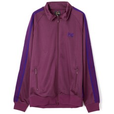 [국내배송] NEEDLES 니들스 23FW Track Jacket - Poly Smooth WINE (NS244) (폴리 스무스 트랙 자켓)