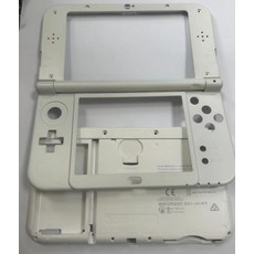 Nitendo 하우징 쉘 키트 상단 및 중간 프레임 신형 3DS LL/XL 콘솔 케이스 배터리 포함 페이스 플레이트 교, 03 WHITE, 1개