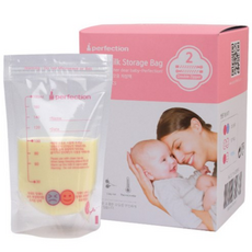 퍼펙션 더블지퍼 모유 저장팩 180ml, 120개입, 3개