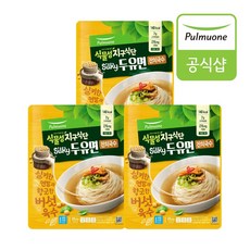 [풀무원] 식물성지구식단 두유면 잔치국수 2인 (374g)X3봉, 두유면 잔치국수X3봉, 374g