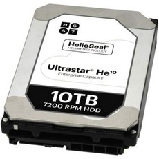 하드디스크 하드 데스크탑용 컴퓨터 HDD 추가 HGST Ultrastar He10 HUH721010AL5200 10TB 3.5인치 내장 드라이브 인터페이스 표준 12Gbs SA - 10tb하드디스크