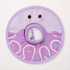 랜보어 반려동물 도넛 넥카라, 퍼플, 1개