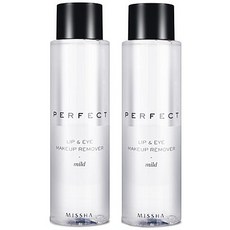 미샤 퍼펙트 립앤아이 메이크업 리무버 마일드 2개세트 (155ml+155ml), 단일상품