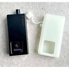 말론 전자담배 실리콘 케이스 위생캡 덮개, 반투명화이트, 1개