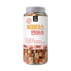 자연애 비피더스 트릿 연어 500g 노즈워크 훈련용, 단품, 1개 - 강아지간식하루올데이연어트릿