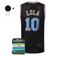 AFLGO Lola #10 스페이스 농구 영화 스티치 저지 코스튬 90S 힙합 파티 의류 118670