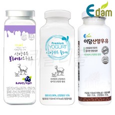 이담 산양 요구르트(플레인6팩+블루베리6팩)+산양우유 150ml x 6팩, 9팩