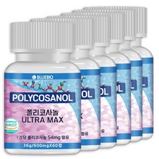 폴리코사놀 54mg ULTRA MAX 60정 600mg 식약청인정, 6개, 60회분