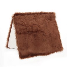 소형카페트 직사각형 장모 양모 러그 브라운 카펫트