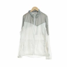 라푸마 화이트 체크 아웃도어바람막이 여자 M 5359