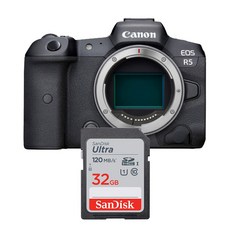 캐논 EOS R5 미러리스 카메라 메모리카드 샌디스크 울트라SD 32GB