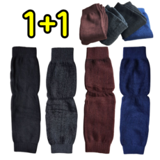 댕Ol몰 [ 1+1 ] 레그워머 남성 여성 공용 기모 방한 다리토시 무릎토시 방한용품