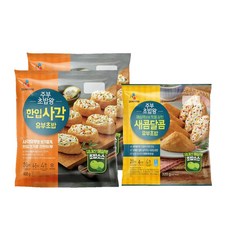 한입사각 유부초밥 x2 + 주부초밥왕 새콤달콤 오리지널 x1, 3개