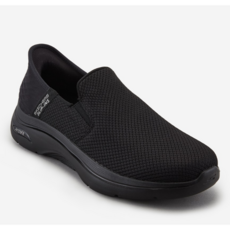 스케쳐스 남성 고워크 아치핏 발편한 컴포트 신발 푹신한 피로 감소 쿠션 깔끔 심플한 올블랙 #SP0 MW CDY 051