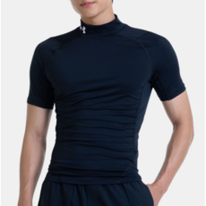  [언더아머 본사]남성 HeatGear 아머 컴프레션 모크 반팔 1372586-001 