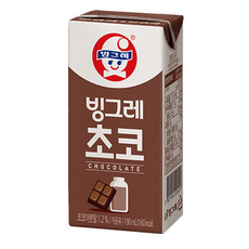 빙그레 초코우유, 190ml, 432개