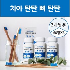 치아 칼슘 영양제 마그네슘 망간 비타민 D K 60대 70대 뼈 근육 이빨 이 면역 식약청 인증 허가 남자 여자 에너데이 임플란트 덴탈 구강