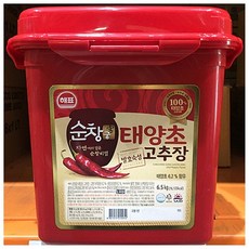태양초 업소용 고추장 식자재도매 (6.5KgX2개) 해표 [SN:1B5E2B#602], [W1B5E2B], 단일상품(무옵션)　　[#602]▷