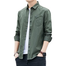 계달남자셔츠 남성 작업복셔츠 남방 캐주얼셔츠 5XL