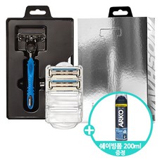 이노쉐이브 (커빙3 핸들+면도날+3p)+쉐이빙폼, 1개, 면도대+면도날3p