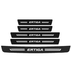 스즈키 ERTIGA 로고 용 자동차 전면 후면 문짝 문턱 씰 스티커 트렁크 범퍼 보호 플레이트 스크래치 방지 트림 액세서리