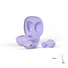 펭카 버즈 커널형 무선 블루투스 5.3 이어폰 PB3004, 퍼플